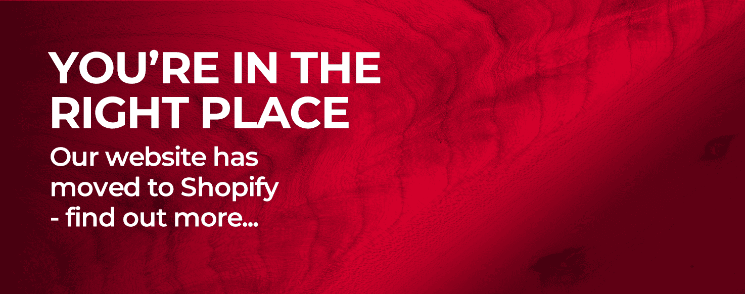 You're in the right place - our website has moved to Shopify - find out more...
