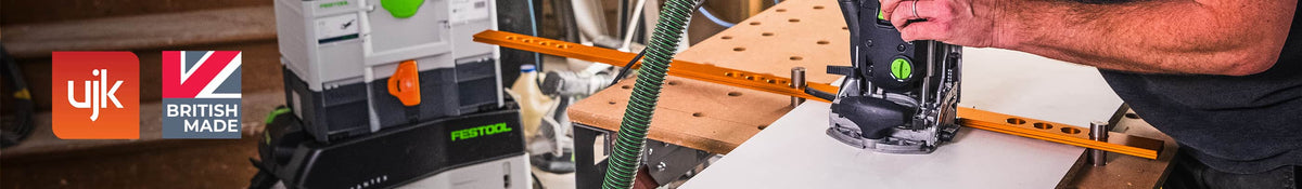 UJK Parf Guide System | Precision Workbench Jigs | Axminster ...